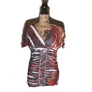 Stretchy Colorful sequin shirt/dress
